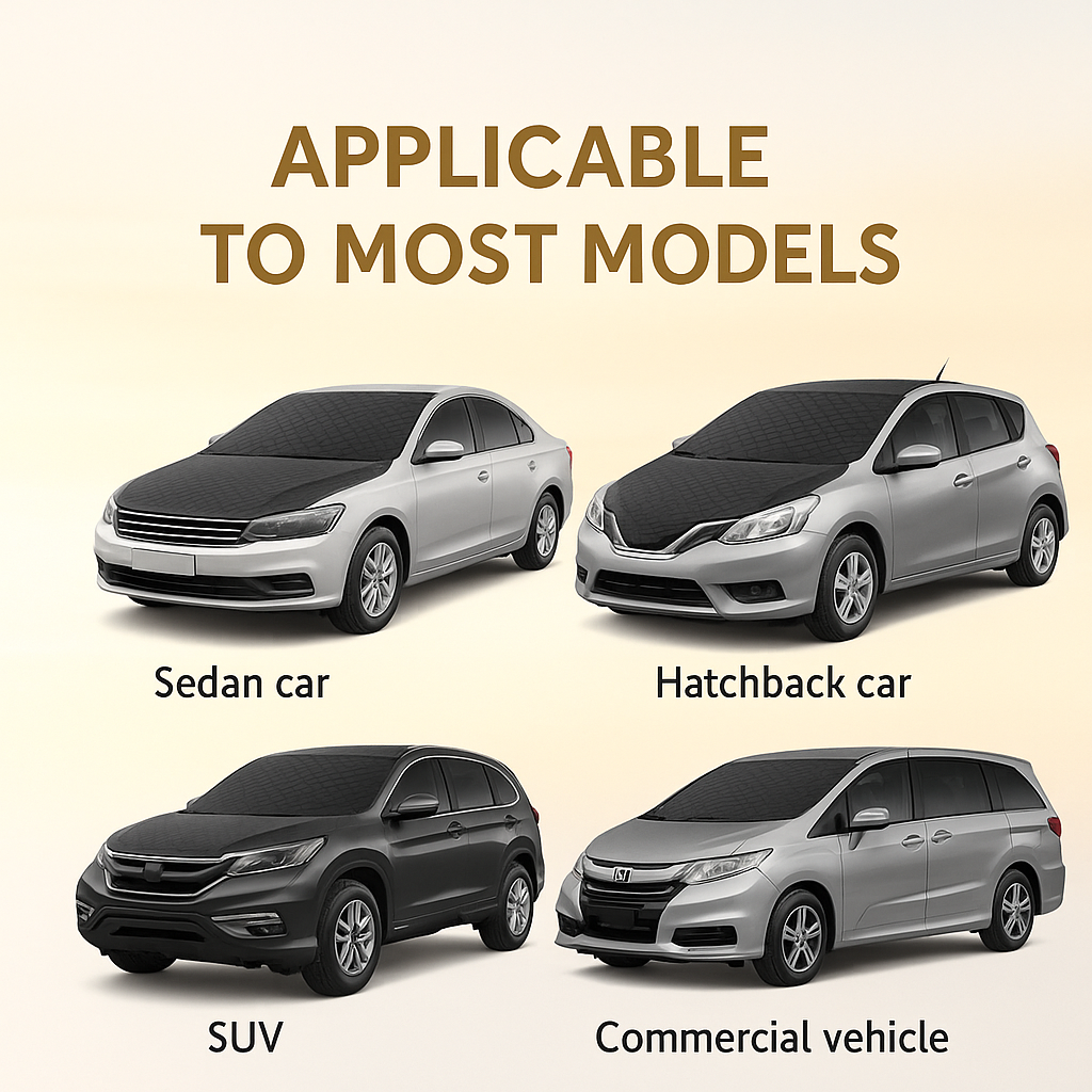 SnowShieldX™ Windshield Cover- Protects Glass, Wipers & Saves Time