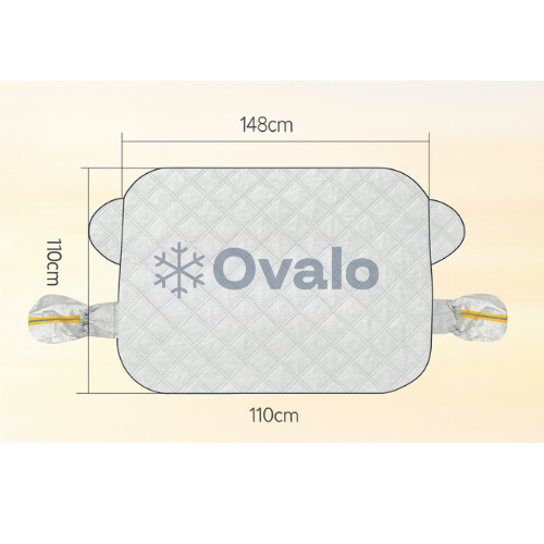 SnowShieldX™ Windshield Cover- Protects Glass, Wipers & Saves Time